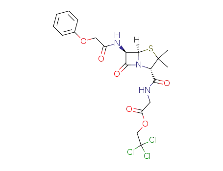 {[(2S,5R,6R)-3,3-Dimethyl-7-oxo-6-(2-phenoxy-acetylamino)-4-thia-1-aza-bicyclo[3.2.0]heptane-2-carbonyl]-amino}-acetic acid 2,2,2-trichloro-ethyl ester