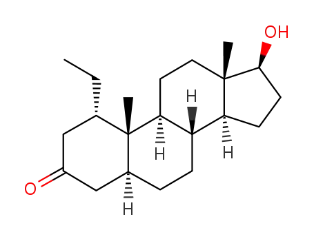 17β-Hydroxy-1α-aethyl-5α-androstanon-(3)