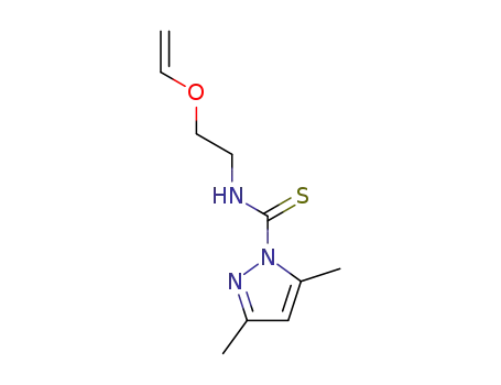 3,5-Dimethyl-pyrazole-1-carbothioic acid (2-vinyloxy-ethyl)-amide