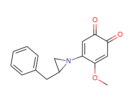 4-(2-Benzyl-aziridin-1-yl)-5-methoxy-[1,2]benzoquinone