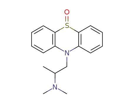 Molecular Structure of 7640-51-9 (PROMETHAZINE SULFOXIDE)