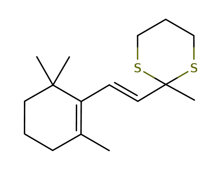 2-Methyl-2-[(E)-2-(2,6,6-trimethyl-cyclohex-1-enyl)-vinyl]-[1,3]dithiane