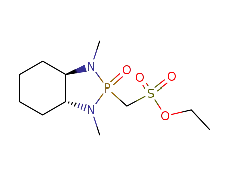 ((3aR,7aR)-1,3-Dimethyl-2-oxo-octahydro-2λ5-benzo[1,3,2]diazaphosphol-2-yl)-methanesulfonic acid ethyl ester