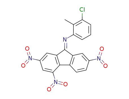 (3-Chloro-2-methyl-phenyl)-[2,4,7-trinitro-fluoren-(9E)-ylidene]-amine