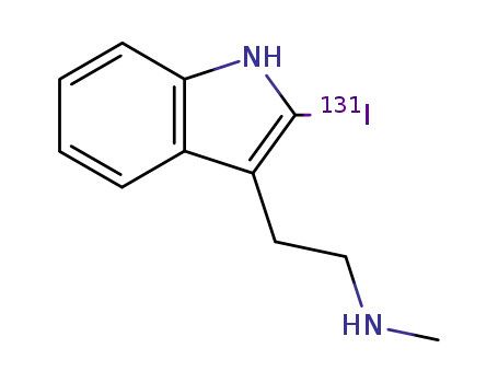 2-[131I]-iodo-N-methyltryptamine