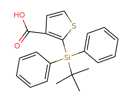 2-(tert-Butyl-diphenyl-silanyl)-thiophene-3-carboxylic acid