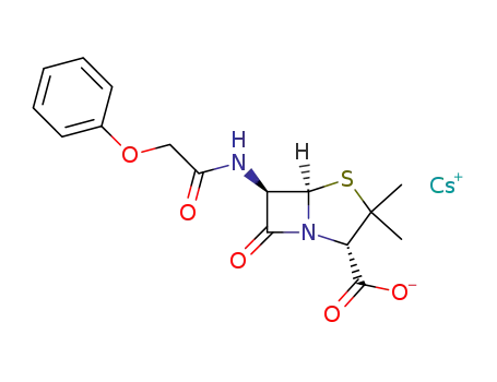 Caesium; (2S,5R,6R)-3,3-dimethyl-7-oxo-6-(2-phenoxy-acetylamino)-4-thia-1-aza-bicyclo[3.2.0]heptane-2-carboxylate