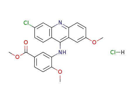 3-(6-Chloro-2-methoxy-acridin-9-ylamino)-4-methoxy-benzoic acid methyl ester; hydrochloride