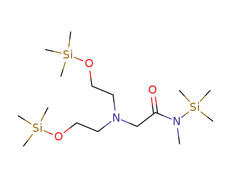 N,N-bis(2-trimethylsiloxyethyl)glycine methyl(trimethylsilyl)amide