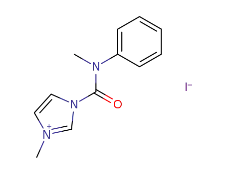 3-methyl-1-{[methyl(phenyl)amino]carbonyl}-1H-imidazol-3-ium iodide