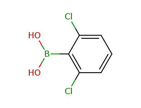 Molecular Structure of 73852-17-2 (2,6-DICHLOROPHENYLBORONIC ACID)