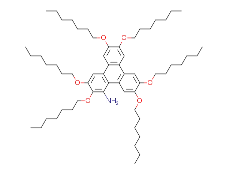 Molecular Structure of 221147-26-8 (1-Triphenylenamine, 2,3,6,7,10,11-hexakis(heptyloxy)-)