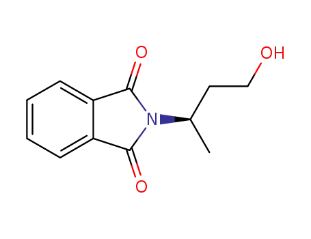 Molecular Structure of 245728-73-8 (2-[(1R)-3-HYDROXY-1-METHYLPROPYL]-1H-ISOINDOLE-1,3(2H)-DIONE)
