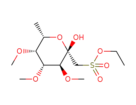 1-deoxy-1-ethylsulfonato-3,4,5-tri-O-methyl-α-L-fuco-hept-2-ulose