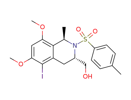 [(1R,3S)-5-Iodo-6,8-dimethoxy-1-methyl-2-(toluene-4-sulfonyl)-1,2,3,4-tetrahydro-isoquinolin-3-yl]-methanol