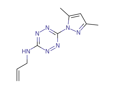 6-(3,5-dimethyl-1H-pyrazol-1-yl)-N-(prop-2-en-1-yl)-1,2,4,5-tetrazin-3-amine