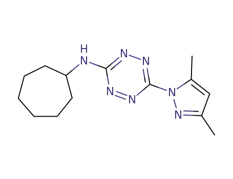cycloheptyl-[6-(3,5-dimethyl-pyrazol-1-yl)-[1,2,4,5]tetrazin-3-yl]-amine