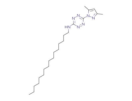 [6-(3,5-dimethyl-pyrazol-1-yl)-[1,2,4,5]tetrazin-3-yl]-hexadecyl-amine