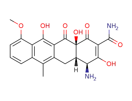 (4S,4aS,12aS)-4-Amino-3,11,12a-trihydroxy-10-methoxy-6-methyl-1,12-dioxo-1,4,4a,5,12,12a-hexahydro-naphthacene-2-carboxylic acid amide