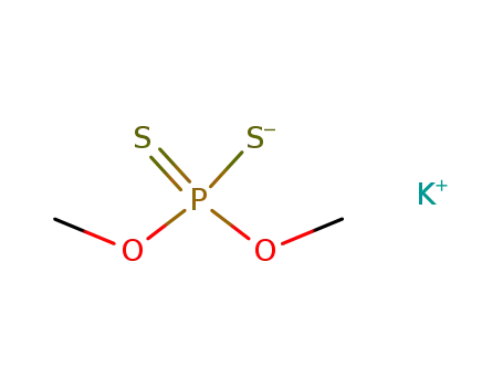 Phosphorodithioic acid, O,O-dimethyl ester, potassium salt (1:1)
