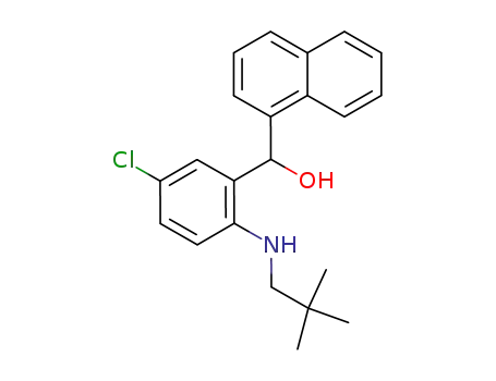 (5-chloro-2-neopentylamino-phenyl)-naphthalen-1-yl-methanol
