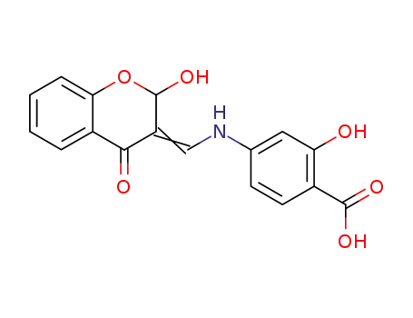 3-(4-carboxy-3-hydroxyphenyl)aminomethylene-2-hydroxychroman-4-one