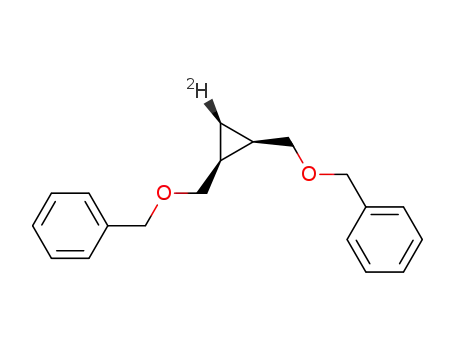 cis-1,2-bis(benzyloxymethyl)-cis-3-deuterocyclopropan
