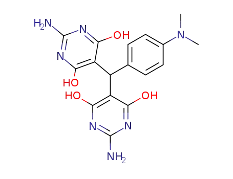 5,5'-(4-dimethylaminobenzylidene)bis(2-amino-4,6-dihydroxypyrimidine)