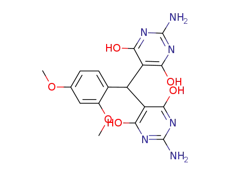 5,5'-(2,4-dimethoxybenzylidene)bis(2-amino-4,6-dihydroxypyrimidine)