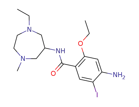 4-amino-2-ethoxy-N-(1-ethyl-4-methyl-[1,4]diazepan-6-yl)-5-iodo-benzamide