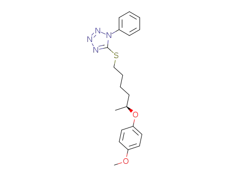 5-[(S)-5-(4-methoxyphenoxy)-hexylsulfanyl]-1-phenyl-1H-tetrazole