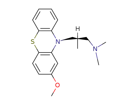 Molecular Structure of 60-99-1 ((-)-10-(3-[DIMETHYLAMINO]-2-METHYLPROPYL)-2-METHOXY-PHENOTHIAZINE MALEATE SALT)