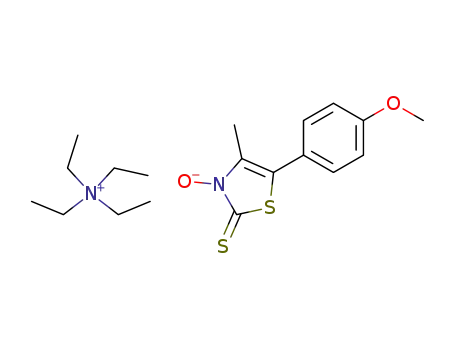 N-(hydroxy)-5-(p-methoxyphenyl)-4-(methyl)thiazole-2(3H)-thione tetraethylammonium salt