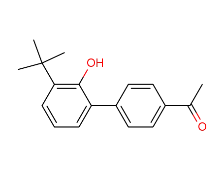 3-tert-butyl-4'-acetylbiphenyl-2-ol