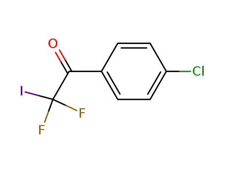 1-(4-chlorophenyl)-2,2-difluoro-2-iodoethane-1-one