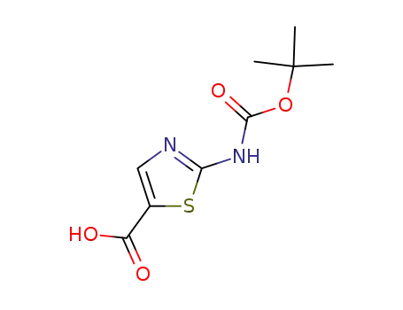 Molecular Structure of 302964-02-9 (2-N-BOC-AMINO-THIAZOLE-5-CARBOXYLIC ACID)