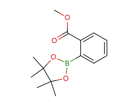 Molecular Structure of 653589-95-8 (METHYL 2-(4,4,5,5-TETRAMETHYL-1,3,2-DIOXABOROLAN-2-YL)BENZOATE)