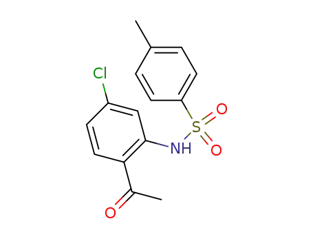 Molecular Structure of 675578-62-8 (Benzenesulfonamide, N-(2-acetyl-5-chlorophenyl)-4-methyl-)
