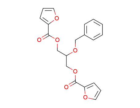 2-(benzyloxy)propane-1,3-diyl di(2-furoate)