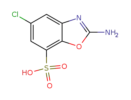 2-amino-5-chloro-benzooxazole-7-sulfonic acid