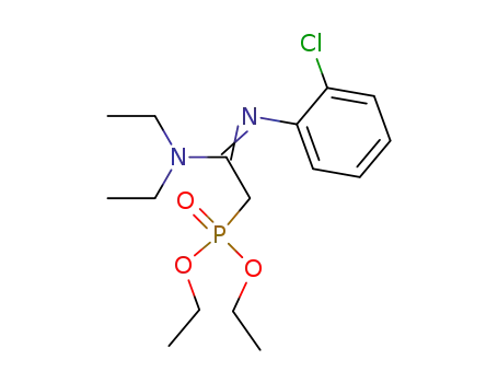 N'-(2-chlorophenyl)-2,2-(diethoxyphosphinoyl)-N,N-diethylacetamidine