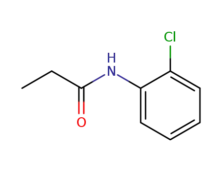 Molecular Structure of 2760-32-9 (N-(2-chlorophenyl)propanamide)