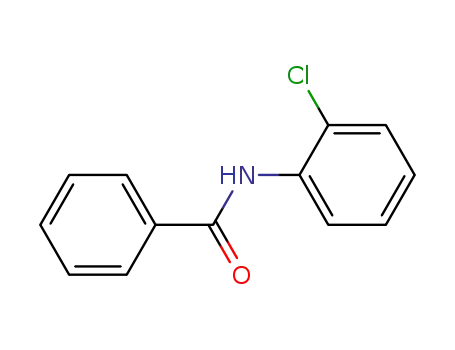 Molecular Structure of 1020-39-9 (N-(2-CHLOROPHENYL)-BENZAMIDE)