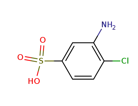 Molecular Structure of 98-36-2 (3-Amino-4-chlorobenzenesulfonic acid)