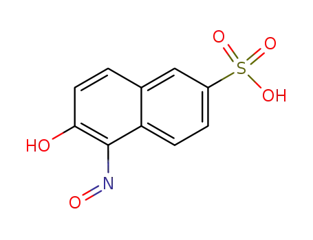1-nitroso-2-hydroxy-naphthalene-6-sulphonic acid
