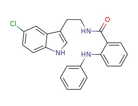 N-(2-(5-chloro-1H-indol-3-yl)ethyl)-2-(phenylamino)benzamide