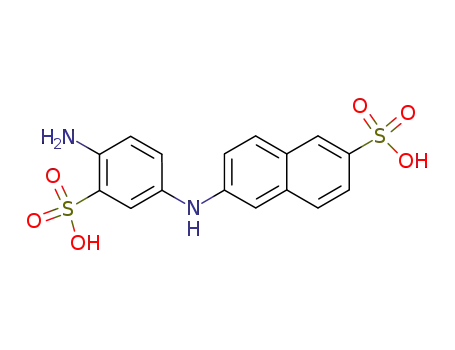 6-(4-amino-3-sulfo-anilino)-naphthalene-2-sulfonic acid