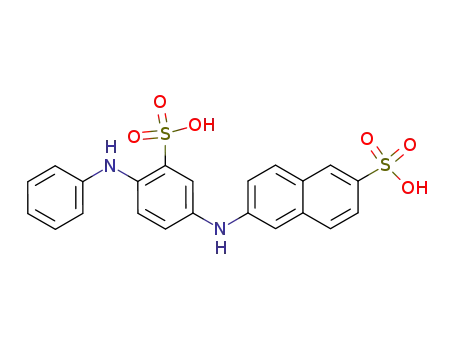 6-(4-anilino-3-sulfo-anilino)-naphthalene-2-sulfonic acid