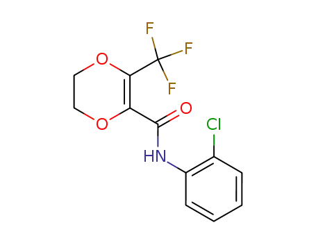 N-(2-chloro)phenyl-5,6-dihydro-2-trifluoromethyl-1,4-dioxin-3-carboxamide
