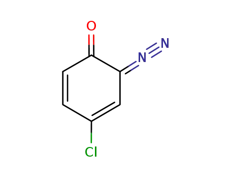 Molecular Structure of 3028-27-1 (2,4-Cyclohexadien-1-one, 4-chloro-6-diazo-)